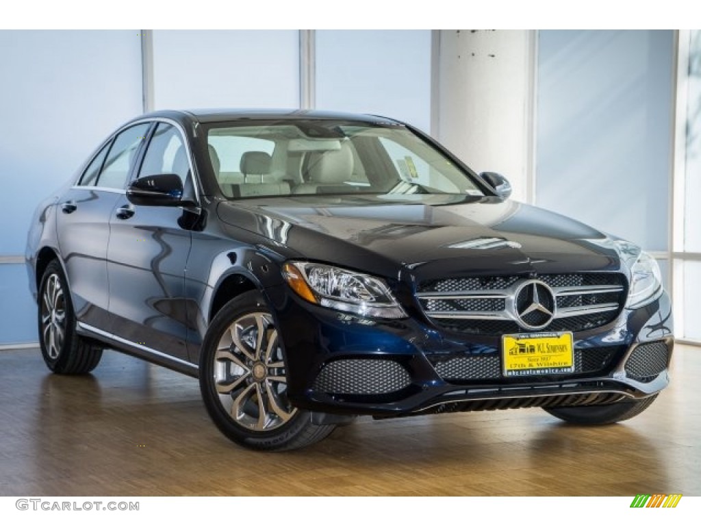 Lunar Blue Metallic 2017 Mercedes-Benz C 300 4Matic Sedan Exterior Photo #121622883