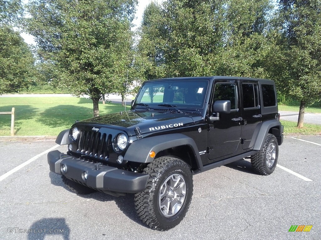 2017 Wrangler Unlimited Rubicon 4x4 - Black / Black photo #2