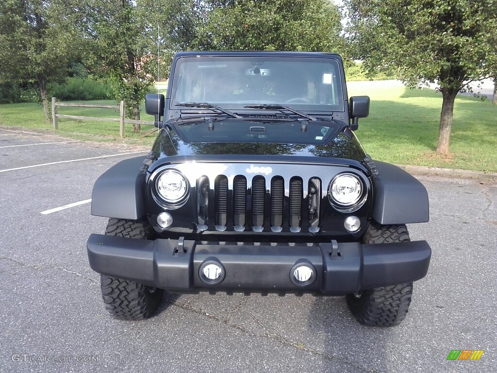 2017 Wrangler Unlimited Rubicon 4x4 - Black / Black photo #3