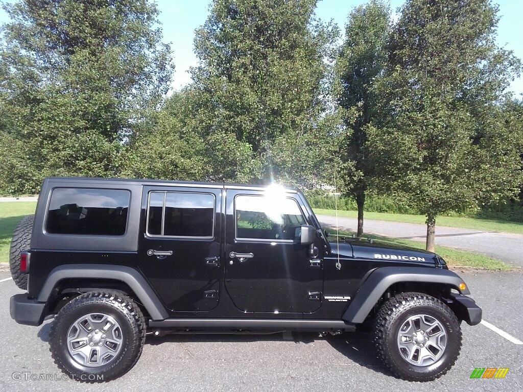 2017 Wrangler Unlimited Rubicon 4x4 - Black / Black photo #5