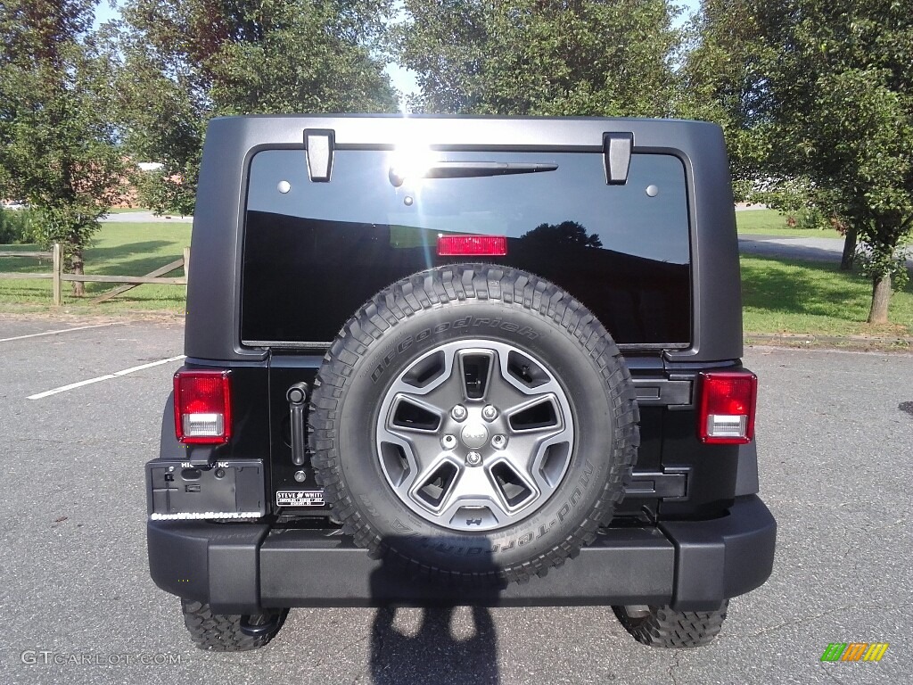 2017 Wrangler Unlimited Rubicon 4x4 - Black / Black photo #7