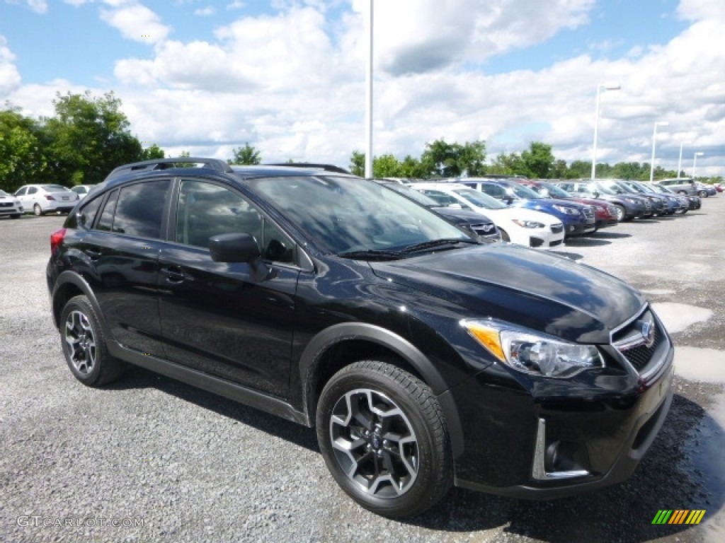 Crystal Black Silica 2017 Subaru Crosstrek 2.0i Exterior Photo #121624379