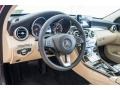 Silk Beige/Black Dashboard Photo for 2017 Mercedes-Benz C #121624392