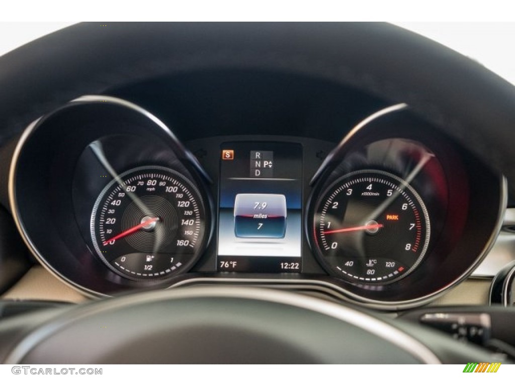 2017 Mercedes-Benz C 300 4Matic Sedan Gauges Photo #121624405