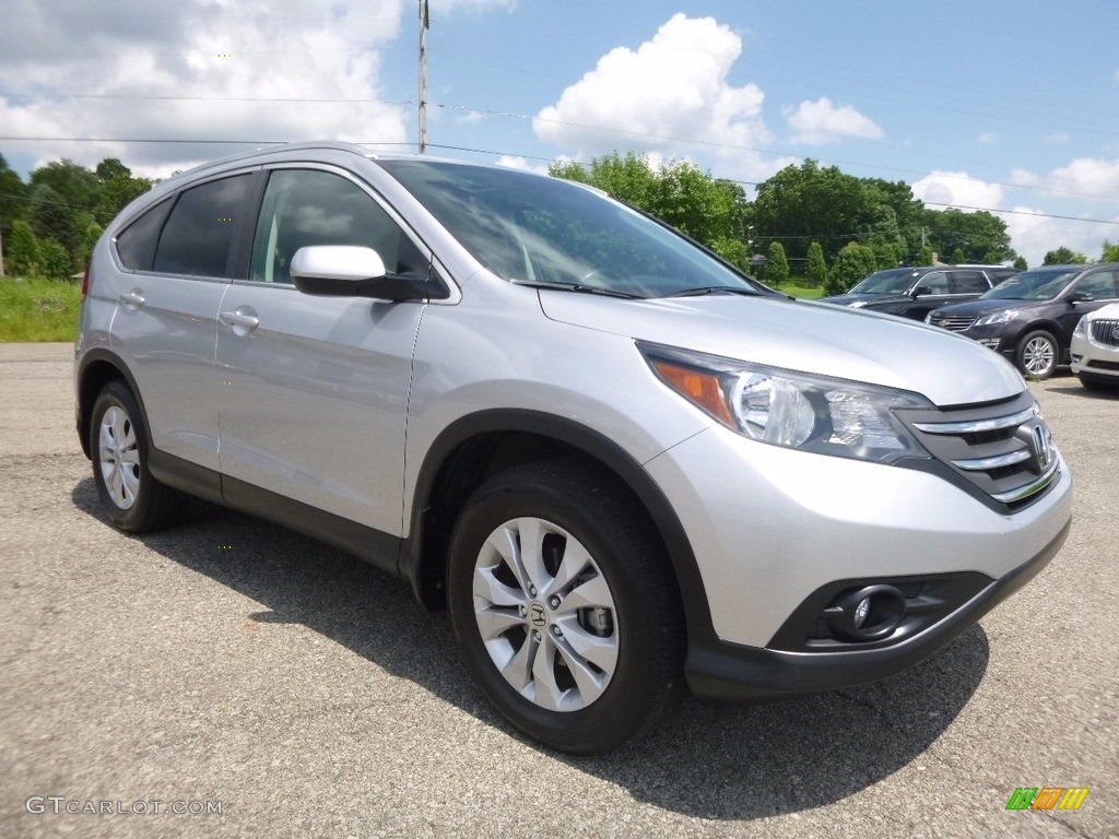 2014 CR-V EX-L AWD - Alabaster Silver Metallic / Black photo #4