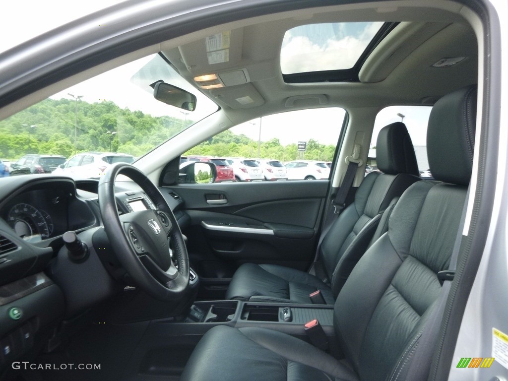 2014 CR-V EX-L AWD - Alabaster Silver Metallic / Black photo #14