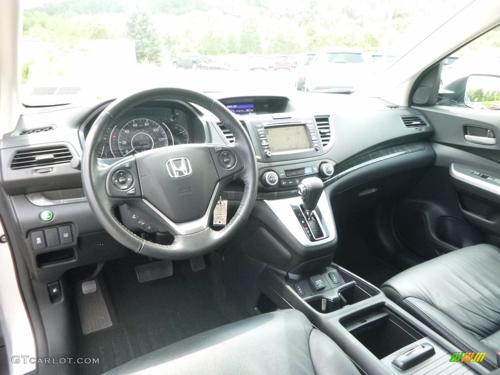 2014 CR-V EX-L AWD - Alabaster Silver Metallic / Black photo #16