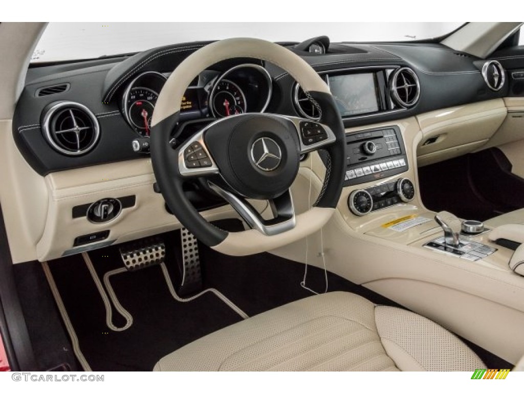 2017 SL 450 Roadster - designo Cardinal Red Metallic / Porcelain/Black photo #6