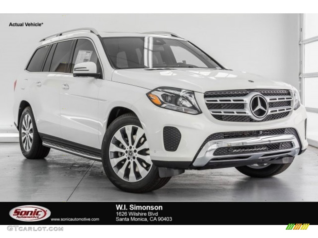 2017 GLS 450 4Matic - Polar White / Ginger Beige/Black photo #1