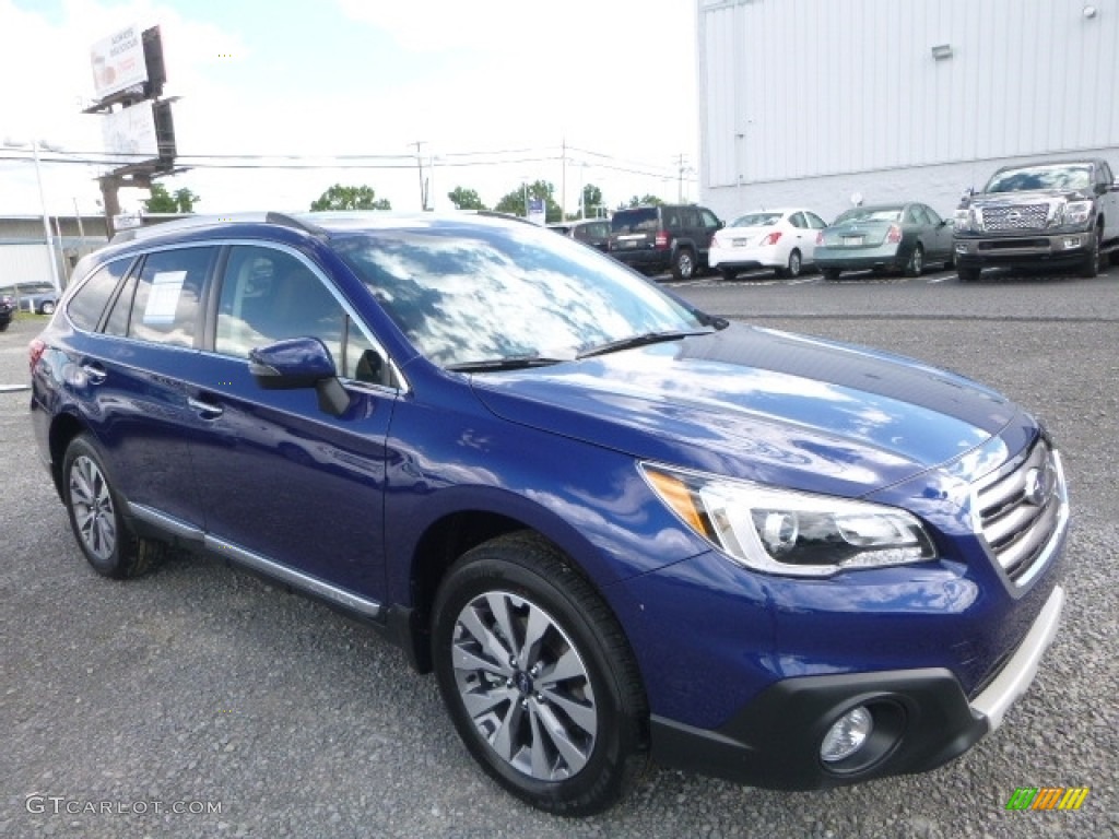 2017 Outback 2.5i Touring - Lapis Blue Pearl / Java Brown photo #1