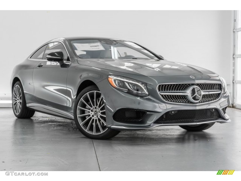 2017 S 550 4Matic Coupe - Selenite Grey Metallic / Crystal Grey/Black photo #11