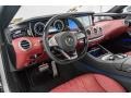 designo Bengal Red/Black 2017 Mercedes-Benz S 550 4Matic Coupe Dashboard