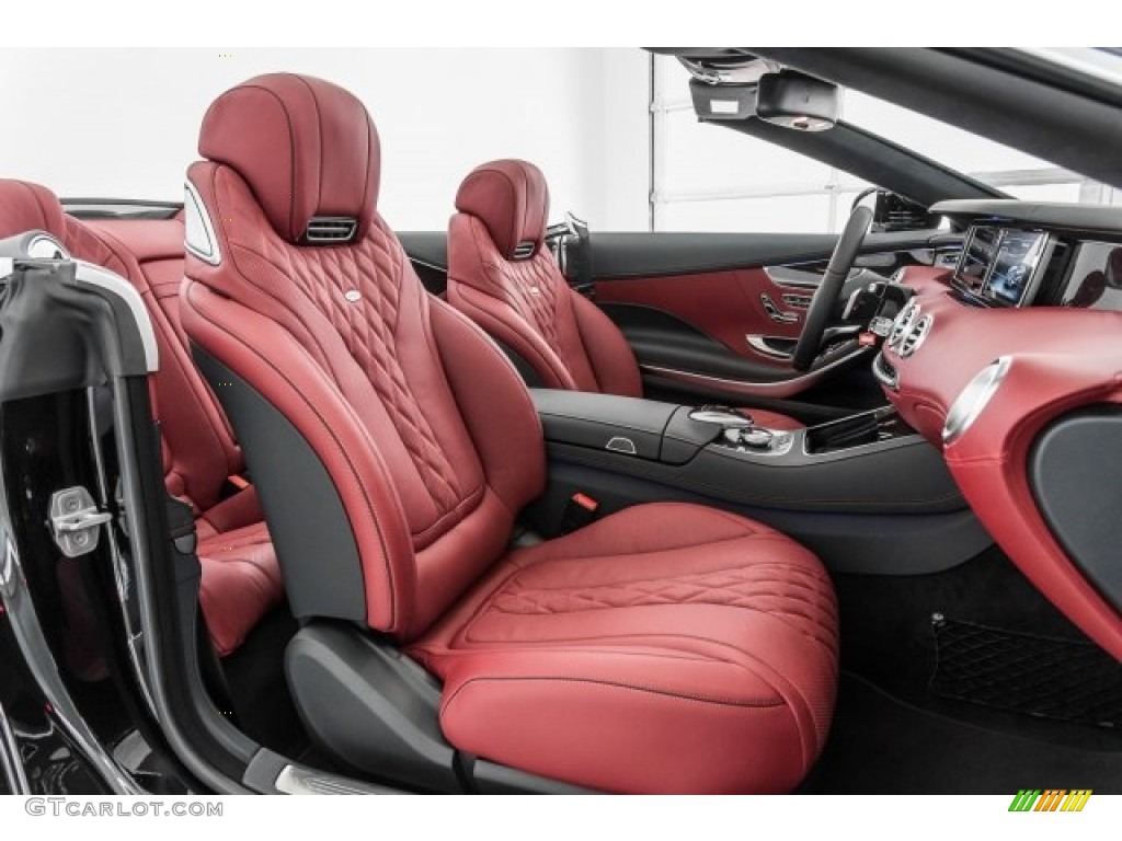 designo Bengal Red/Black Interior 2017 Mercedes-Benz S 550 Cabriolet Photo #121627808