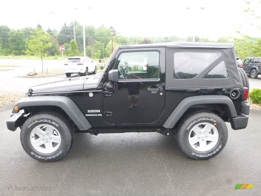2017 Wrangler Sport 4x4 - Black / Black photo #2