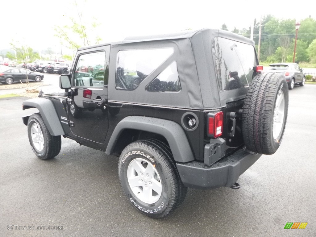 2017 Wrangler Sport 4x4 - Black / Black photo #3