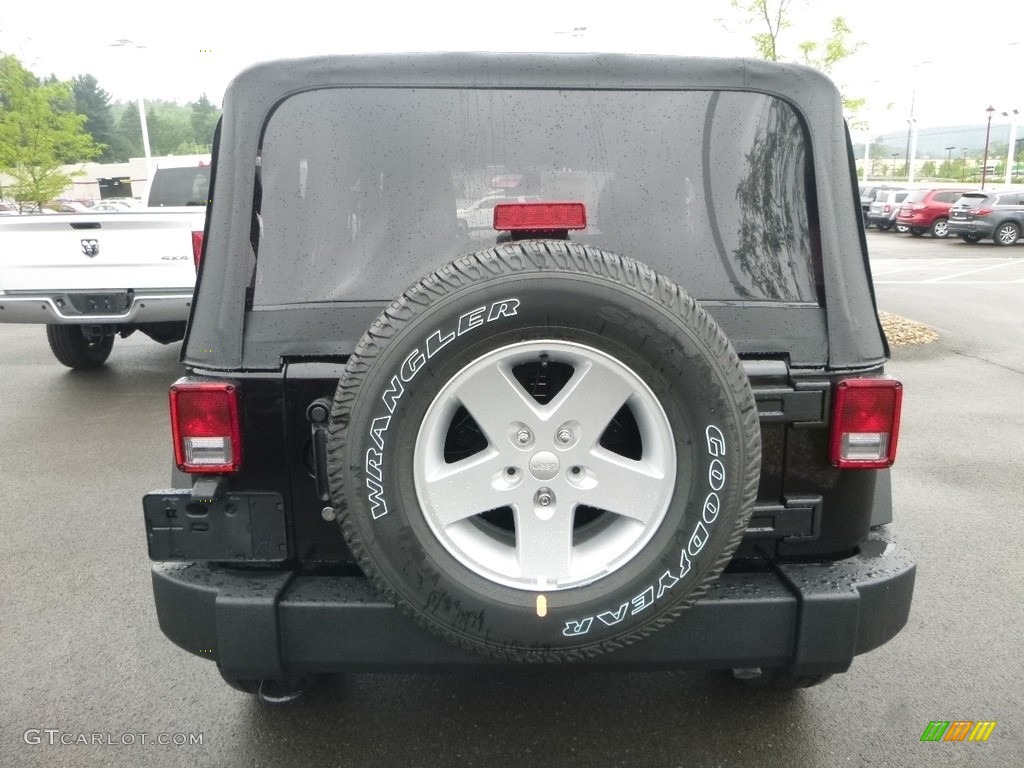 2017 Wrangler Sport 4x4 - Black / Black photo #4
