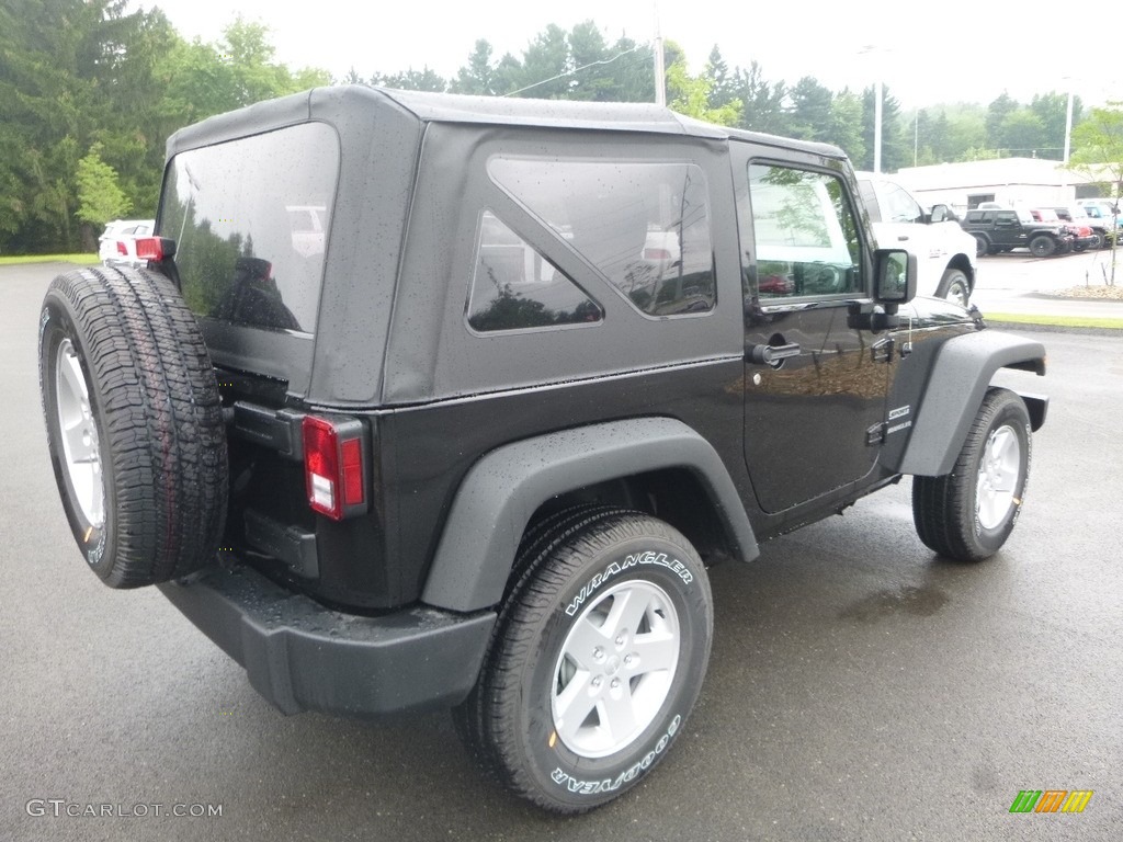 2017 Wrangler Sport 4x4 - Black / Black photo #5