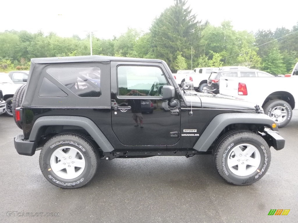 2017 Wrangler Sport 4x4 - Black / Black photo #6