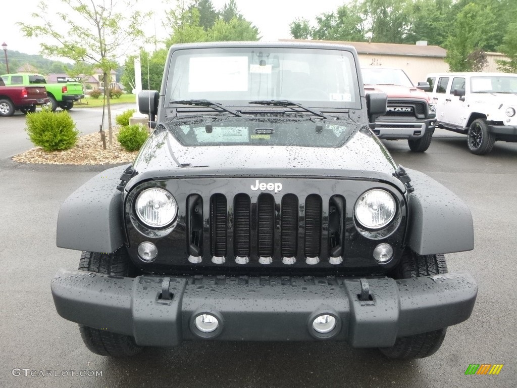 2017 Wrangler Sport 4x4 - Black / Black photo #8