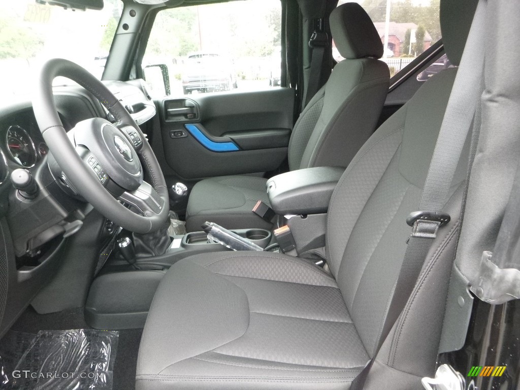 2017 Wrangler Sport 4x4 - Black / Black photo #16