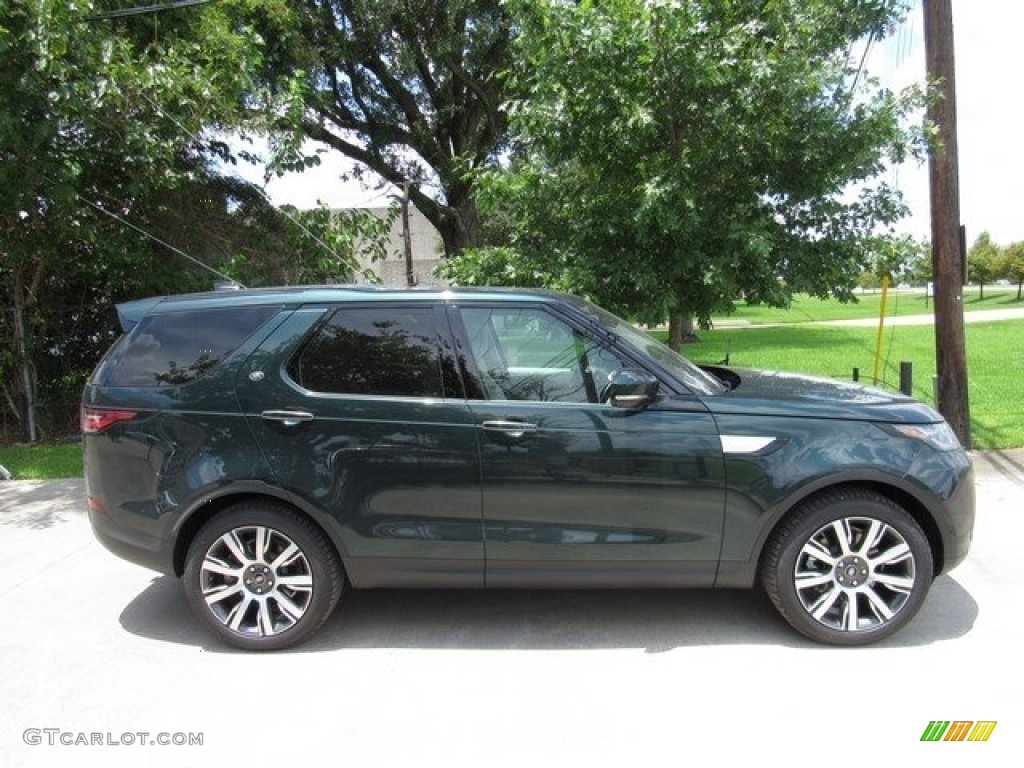 Aintree Green 2017 Land Rover Discovery HSE Luxury Exterior Photo #121629981