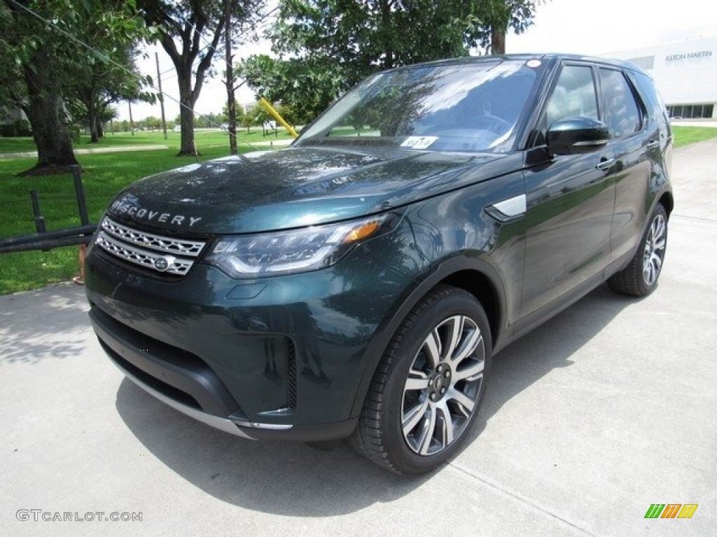 Aintree Green 2017 Land Rover Discovery HSE Luxury Exterior Photo #121630047
