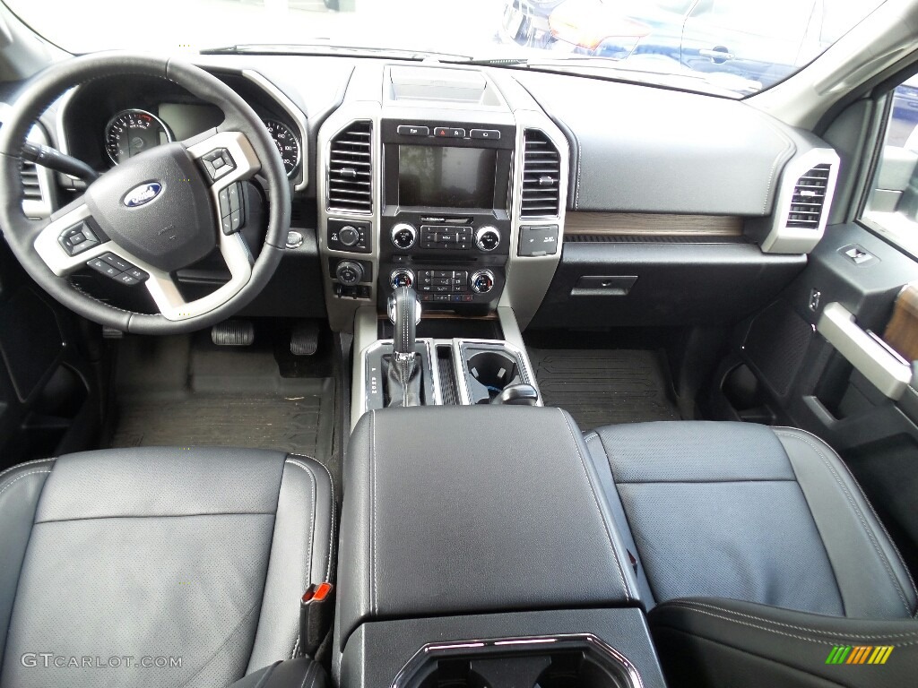2017 F150 Lariat SuperCrew 4X4 - White Platinum / Black photo #3