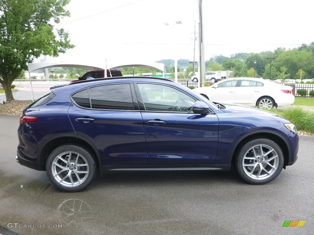Montecarlo Blue Metallic 2018 Alfa Romeo Stelvio Ti AWD Exterior Photo #121631502
