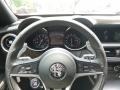 Black/Black 2018 Alfa Romeo Stelvio Ti AWD Steering Wheel