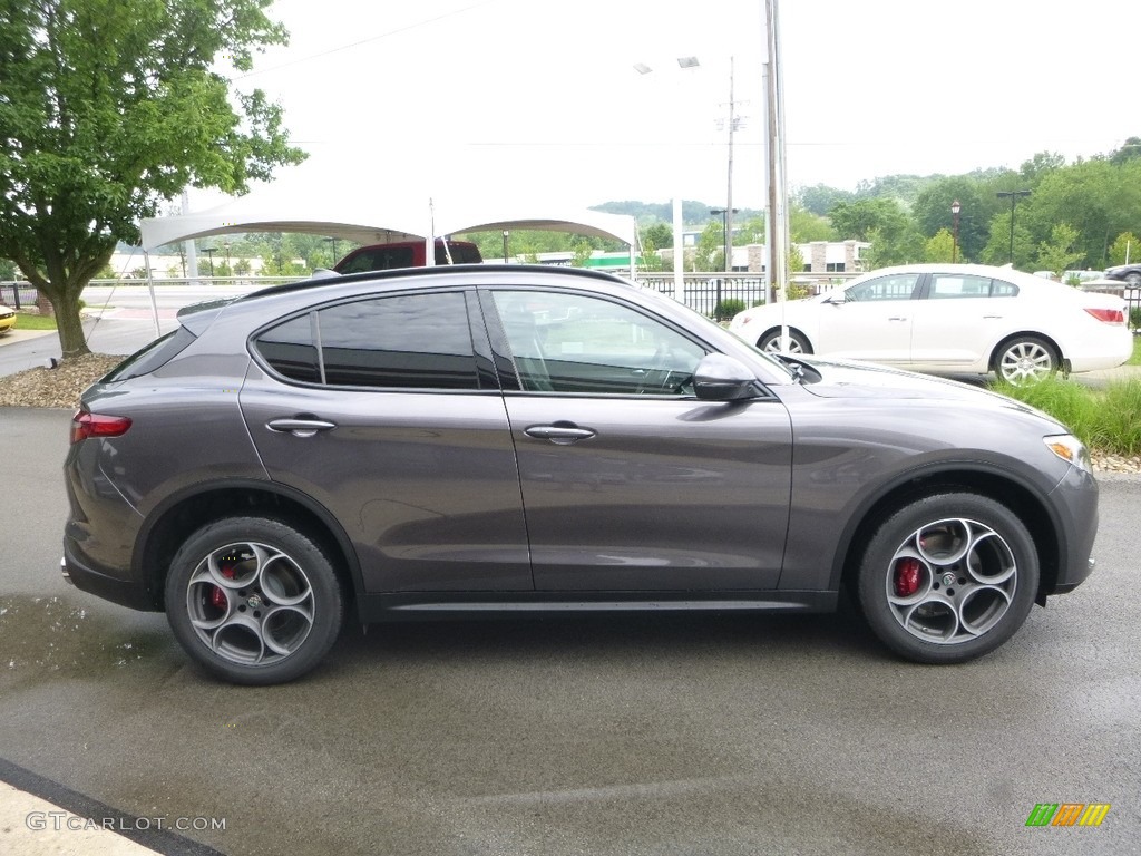 Stromboli Gray Metallic 2018 Alfa Romeo Stelvio Sport AWD Exterior Photo #121632326