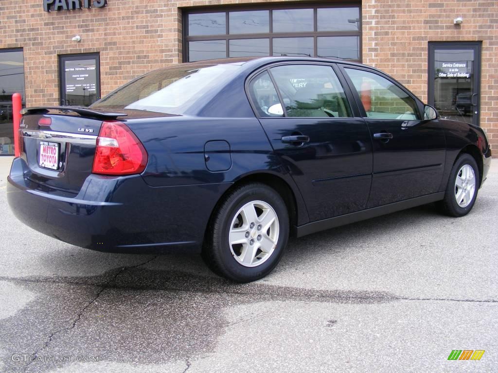 2005 Malibu LS V6 Sedan - Dark Blue Metallic / Gray photo #3