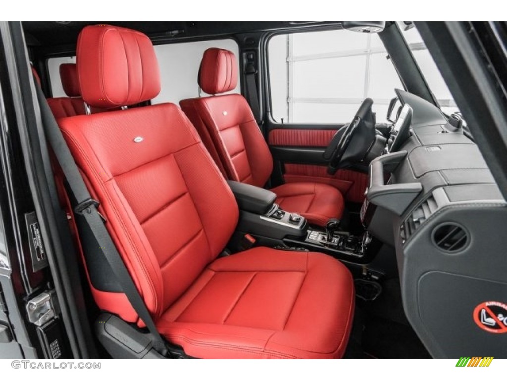 designo Classic Red Interior 2017 Mercedes-Benz G 550 Photo #121634505