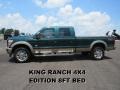 2012 Green Gem Metallic Ford F350 Super Duty Lariat Crew Cab 4x4  photo #2