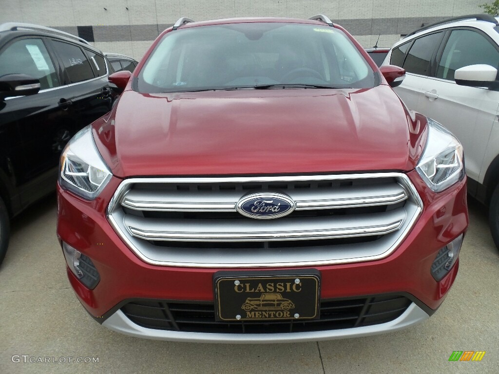 2017 Escape Titanium 4WD - Ruby Red / Charcoal Black photo #2