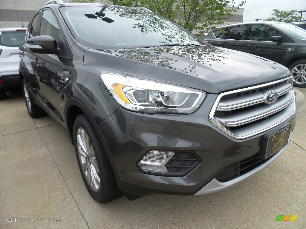 2017 Escape Titanium 4WD - Magnetic / Charcoal Black photo #1