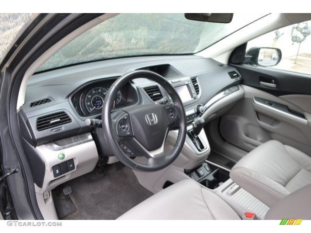 2014 CR-V EX-L AWD - Urban Titanium Metallic / Gray photo #10