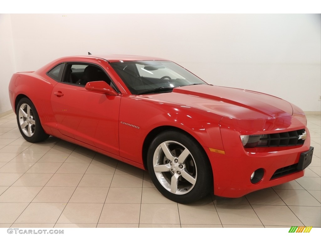 2013 Camaro LT Coupe - Victory Red / Black photo #1