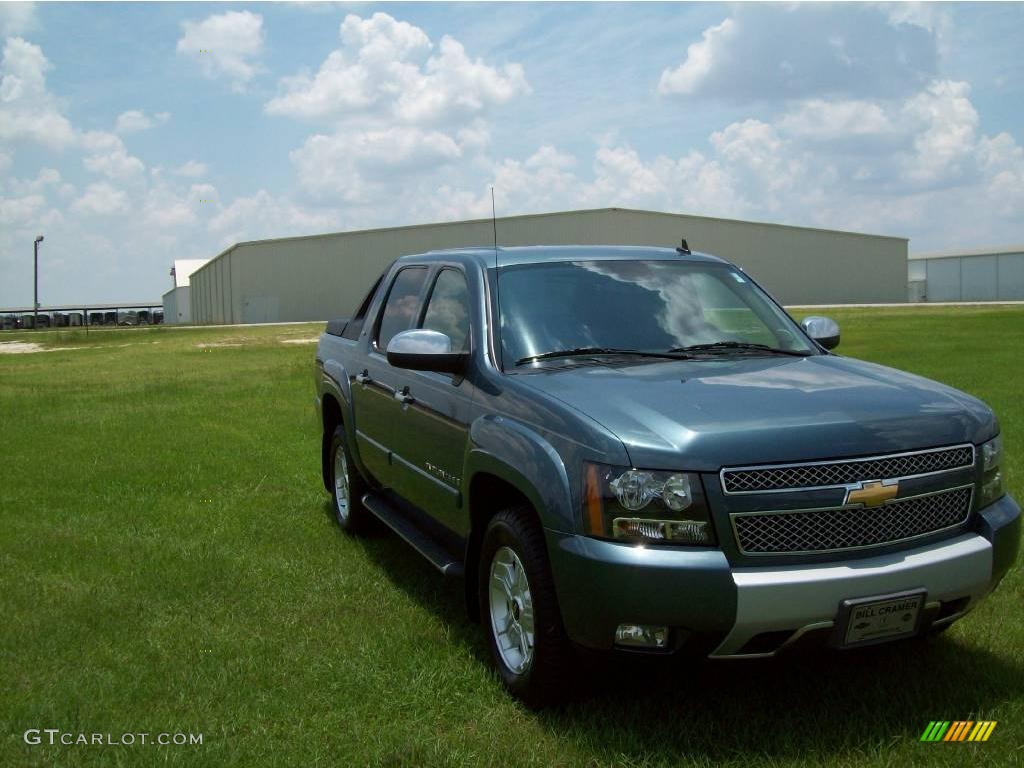 2008 Avalanche LT - Blue Granite Metallic / Ebony photo #1