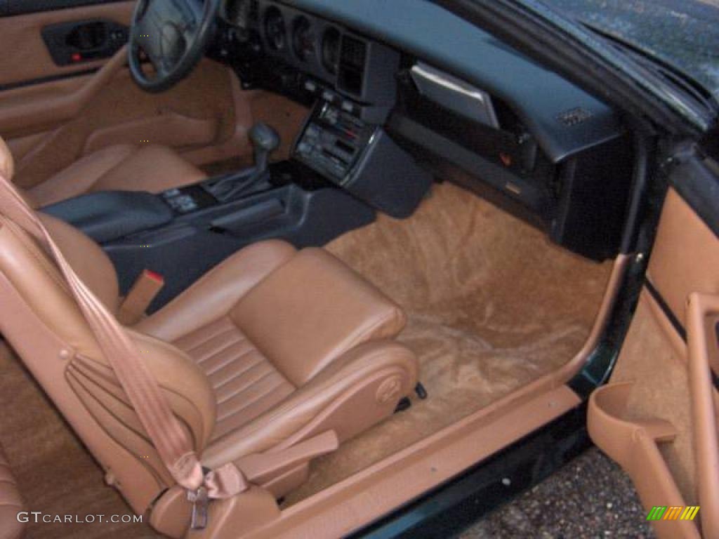 1991 Firebird Trans Am GTA Coupe - Dark Green Metallic / Camel photo #9