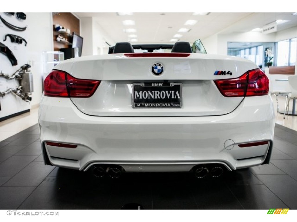 2018 M4 Convertible - Alpine White / Black photo #4