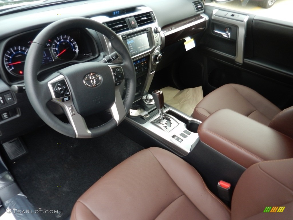 2017 4Runner Limited 4x4 - Midnight Black Metallic / Redwood photo #4