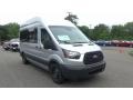 Ingot Silver 2017 Ford Transit Wagon XL 350 HR Long