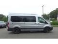 Ingot Silver 2017 Ford Transit Wagon XL 350 HR Long Exterior