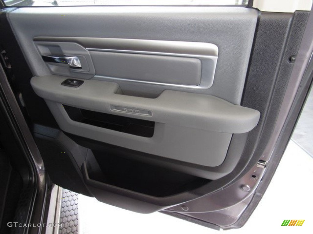 2014 1500 Big Horn Crew Cab - Mineral Gray Metallic / Black/Diesel Gray photo #20