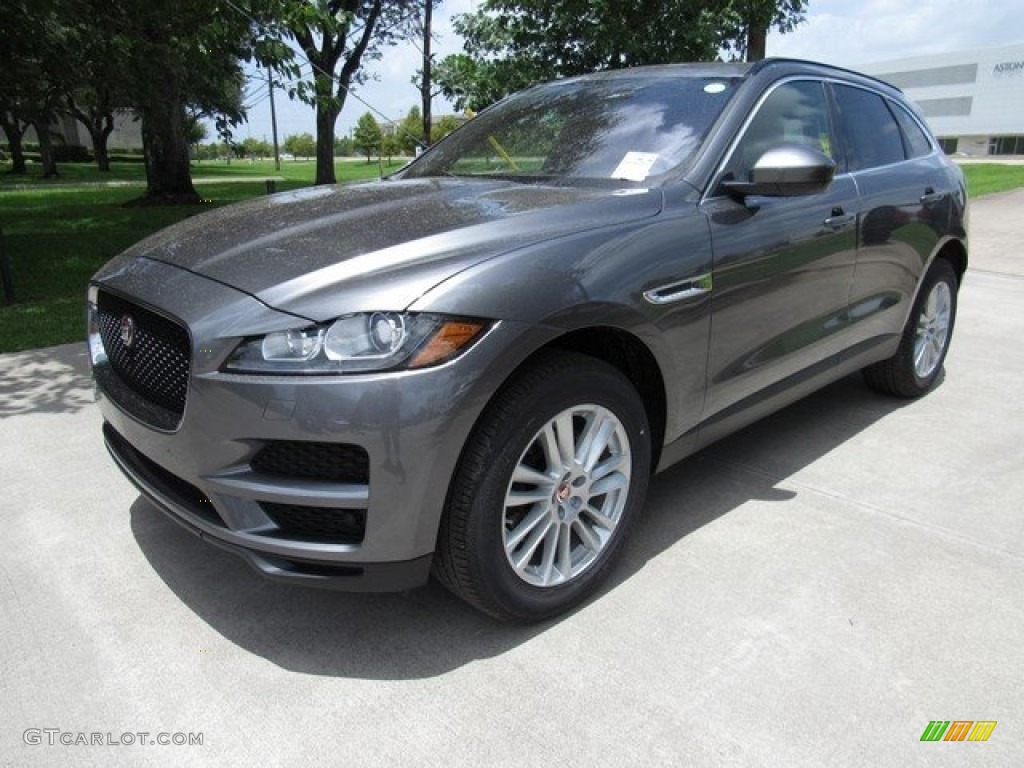 Corris Grey Metallic 2018 Jaguar F-PACE 25t AWD Prestige Exterior Photo #121645413