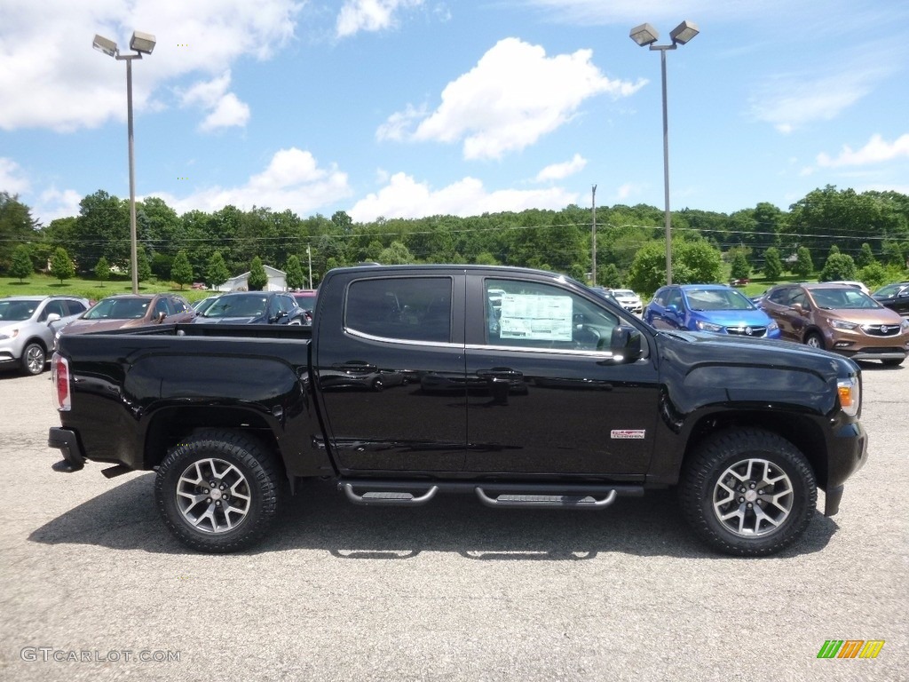 Onyx Black 2017 GMC Canyon SLE Extended Cab 4x4 All-Terrain Exterior Photo #121645860