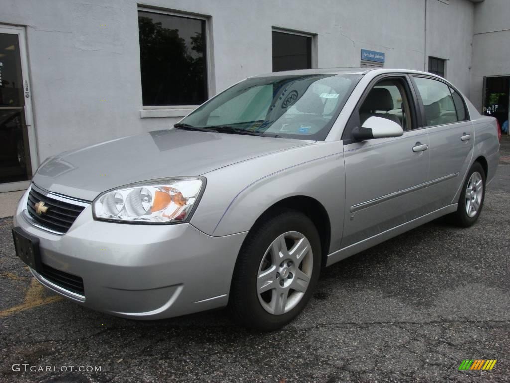 2006 Malibu LT V6 Sedan - Silverstone Metallic / Titanium Gray photo #1