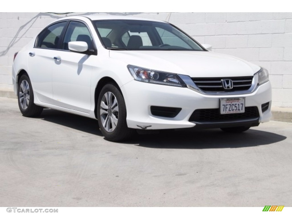 White Orchid Pearl Honda Accord