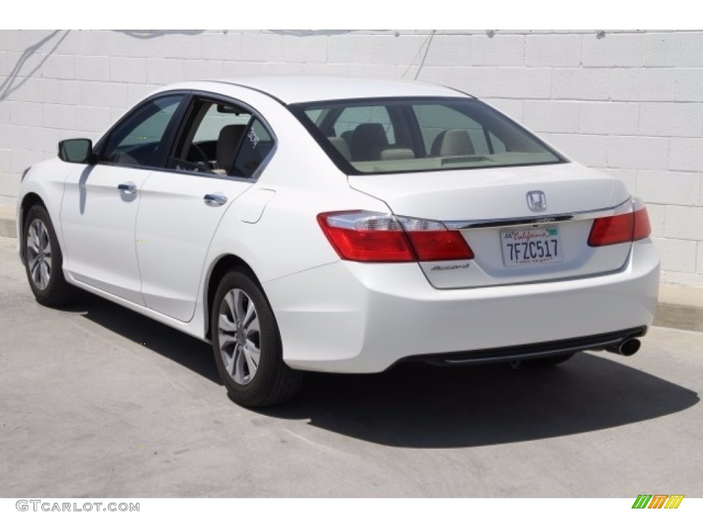 2014 Accord LX Sedan - White Orchid Pearl / Ivory photo #2