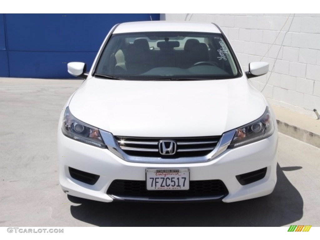 2014 Accord LX Sedan - White Orchid Pearl / Ivory photo #7